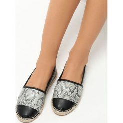 Espadryle damskie: Srebrne Espadryle Isaia
