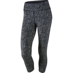 Legginsy do biegania damskie 3/4 NIKE POWER EPIC RUNNING CROP / 799820-010 - NIKE POWER EPIC RUNNING CROP. Czarne spodnie damskie Nike, bez wzorów, do biegania. Za 199,00 zł.