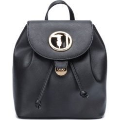 Trussardi Jeans Sophie Small Plecak Czarny. Czarne plecaki damskie Trussardi Jeans, bez wzorów, z jeansu. Za 774,95 zł.