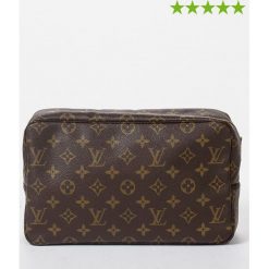 Kosmetyczki damskie: Kosmetyczka „Toiletry Pouch GM” w kolorze brązowym – 26 x 20 x 5 cm