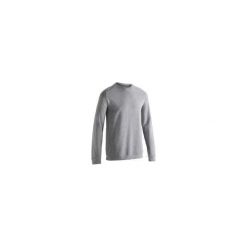 Bluza Gym & Pilates 120 męska. Szare bluzy męskie NYAMBA, m, bez wzorów, z elastanu, bez kołnierzyka, bez rękawów, bez kaptura. Za 39,99 zł.