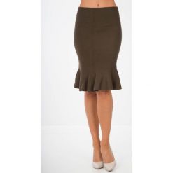 Khaki Spódniczka BB20616. Brązowe spódniczki marki Fasardi. Za 59,00 zł.