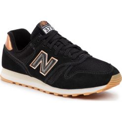 Sneakersy NEW BALANCE - WL373CE2 Czarny. Czarne półbuty damskie New Balance, na co dzień, bez wzorów, z zamszu, bez obcasa, na płaskiej podeszwie, bez zapięcia. W wyprzedaży za 239,00 zł.