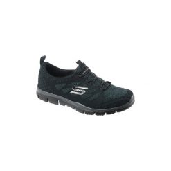 Buty Skechers Gratis 22758-BBK. Trampki i tenisówki damskie Skechers, bez wzorów, bez zapięcia. Za 139,99 zł.