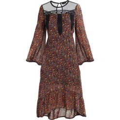 Długie sukienki: Topshop DITSY MIDI Długa sukienka black