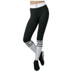 Spodnie dresowe damskie: GymHero Spodnie damskie Leggins Hero czarne r. L