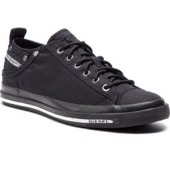 Tenisówki DIESEL - Exposure Low I Y00321 P0465 T8017 Pirate Black. Czarne półbuty męskie Diesel, bez wzorów, z gumy, eleganckie, bez zapięcia. Za 509,00 zł.