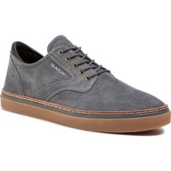 Tenisówki GANT - Prepville 21633878 Mid Gray G892. Szare półbuty męskie GANT, na co dzień, bez wzorów, ze skóry, eleganckie, bez zapięcia. Za 429,00 zł.