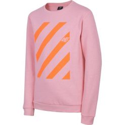 Bluzy dziewczęce rozpinane: Bluza dla dużych dzieci (dziewcząt) JBLD206 - jasny róż melanż