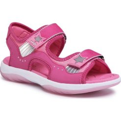 Sandały SUPERFIT - 6-06129-55 S Rosa/Rosa. Różowe sandały dziewczęce Superfit, ze skóry ekologicznej, bez zapięcia. W wyprzedaży za 199,00 zł.