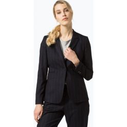 Chusty damskie: talk about – Blezer damski z chustką, niebieski