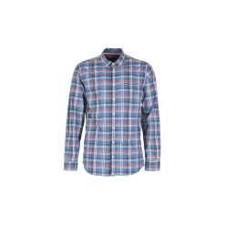 Koszule z długim rękawem Tommy Hilfiger EMERY HTR CHK NFH6. Niebieskie koszule męskie TOMMY HILFIGER, s, bez wzorów, bez kołnierzyka, z długim rękawem. Za 257,40 zł.
