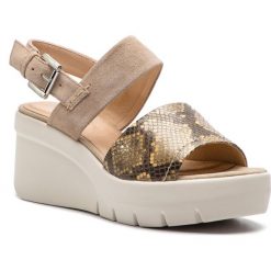 Sandały GEOX - D Torrence A D92CPA 04122 C2QH6 Ochre/Lt Taupe. Klapki damskie Geox. W wyprzedaży za 379,00 zł.