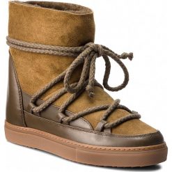 Buty INUIKII - Sneakes Classic 70203-5 Olive. Zielone kozaki damskie zamszowe marki Inuikii, na zimę, bez zapięcia. W wyprzedaży za 679,00 zł.