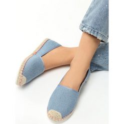 Niebieskie Espadryle Enjoy The Silence. Niebieskie espadryle damskie Born2be, w paski, z denimu. Za 39,99 zł.