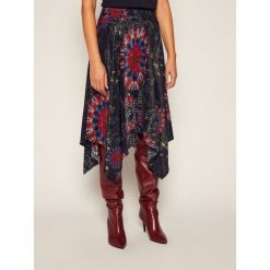 Spódnica midi Desigual Brindisi 20WWFW21. Czarne spódniczki damskie Desigual, l, bez wzorów, midi. Za 449,00 zł.