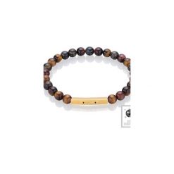 OXMO® - BRANSOLETA FOR HIM No. 7011Z. Czarne bransoletki męskie Oxmo® jewellery, z diamentem. Za 399,00 zł.