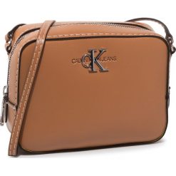 Torebka CALVIN KLEIN JEANS - Ckj Mono Hardware Camera Bag K60K606567 GCO. Pomarańczowe listonoszki damskie Calvin Klein Jeans, bez wzorów, z jeansu, bez dodatków. W wyprzedaży za 249,00 zł.