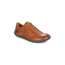 Derby Kickers HOME. Pomarańczowe półbuty damskie marki Kickers, bez wzorów, bez obcasa, bez zapięcia. Za 351,20 zł.