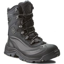Śniegowce COLUMBIA - Bugaboot Plus III Omni-Heat BM1620 Black/Charcoal 010. Czarne glany męskie marki Columbia, na zimę, z materiału. W wyprzedaży za 439,00 zł.