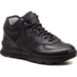 Sneakersy NEW BALANCE - MH574OAC Czarny. Czarne sneakersy męskie New Balance, na co dzień, bez wzorów, ze skóry, bez zapięcia. W wyprzedaży za 339,00 zł.