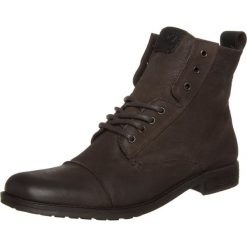 Levi's® Botki sznurowane braun. Czarne botki męskie marki Levi's®, z gumy, na sznurówki. W wyprzedaży za 455,95 zł.