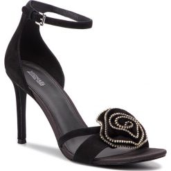 Sandały MICHAEL MICHAEL KORS - Valentina Sandal 40R9VLHA2S Black. Czarne klapki damskie MICHAEL Michael Kors, z aplikacjami, ze skóry, bez obcasa, na obcasie. W wyprzedaży za 459,00 zł.