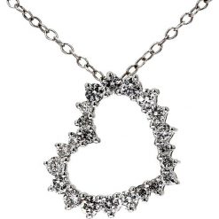 Srebrny naszyjnik z zawieszką z syntetycznego diamentu - dł. 40 cm. Szare naszyjniki damskie Just Diamonds, z diamentem, srebrne. W wyprzedaży za 1375,95 zł.