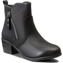 Botki CLARA BARSON - WS950-20 Czarny 1. Czarne buty zimowe damskie Clara Barson, ze skóry ekologicznej, na obcasie. Za 119,99 zł.
