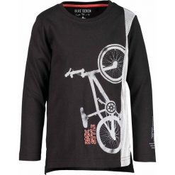 Blue Seven - Longsleeve dziecięcy 92-128 cm. Szare t-shirty chłopięce Blue Seven, z nadrukiem, z bawełny, z długim rękawem. W wyprzedaży za 39,90 zł.