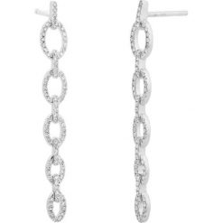 Unikalne Kolczyki Złote - złoto 585, Diament 0,45ct. Żółte kolczyki damskie W.KRUK, z diamentem, złote. Za 5290,00 zł.