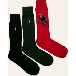 Polo Ralph Lauren - Skarpety (3 pack). Skarpetki męskie Polo Ralph Lauren, bez wzorów, z elastanu. W wyprzedaży za 149,90 zł.