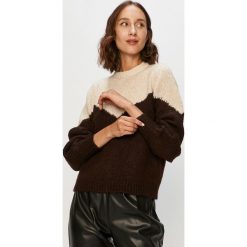 Vero Moda - Sweter. Białe swetry damskie Vero Moda, s, bez wzorów, z poliesteru, z długim rękawem, długie, bez kaptura. Za 169,90 zł.