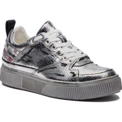 Sneakersy DIESEL - S-Danny Lc II W Y01820 P1836 T9002 Silver. Szare półbuty damskie Diesel, ze skóry. W wyprzedaży za 569,00 zł.