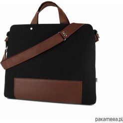 Torba z Filcu na Laptopa CZARNY MISTER CZOKO. Czarne torby męskie skórzane Pakamera, w paski, ze skóry. Za 240,00 zł.