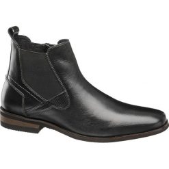 Czarne sztyblety męskie Am Shoe zapinane na zamek AM SHOE czarne. Czarne sztyblety męskie AM SHOE, ze skóry, na zamek. Za 199,90 zł.