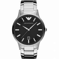 Zegarek EMPORIO ARMANI - Renato AR2457 Silver/Silver. Szare zegarki męskie Emporio Armani. Za 1249,00 zł.