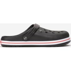 Czarno-Czerwone Klapki Adrithia. Czarne kapcie męskie Born2be. W wyprzedaży za 34,99 zł.