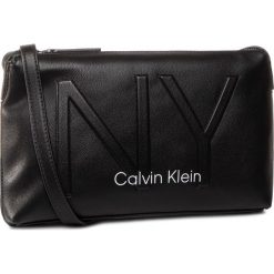 Torebka CALVIN KLEIN - Ny Shaped Ew Crossbody K60K606493 BAX. Czarne listonoszki damskie Calvin Klein, bez wzorów, ze skóry ekologicznej, wizytowe, bez dodatków. Za 399,00 zł.