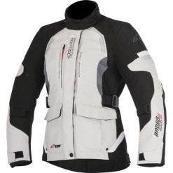 Kurtka tekstylia ALPINESTARS STELLA ANDES V2 DRYSTAR kolor czarny/szary, rozmiar S. Szare kurtki damskie Alpinestars, s, bez wzorów, z materiału, bez kaptura. Za 999,01 zł.