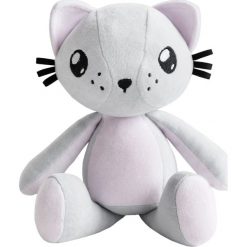 Przytulanki i maskotki: Kot przytulanka – Poofy Cat PLUSHEE szaro-różowy