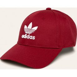 Adidas Originals - Czapka. Czerwone czapki męskie adidas Originals, bez wzorów, z bawełny. Za 69,90 zł.