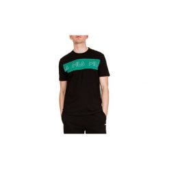 T-shirty z krótkim rękawem Fila T-Shirt UOMO Primavera/Estate 687129. Czarne t-shirty męskie Fila, s, bez wzorów, bez kołnierzyka, krótkie. Za 140,56 zł.