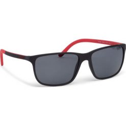 Okulary przeciwsłoneczne POLO RALPH LAUREN - 0PH4092 550481 Red/Black. Czarne okulary przeciwsłoneczne męskie Polo Ralph Lauren, z tworzywa sztucznego. W wyprzedaży za 479,00 zł.