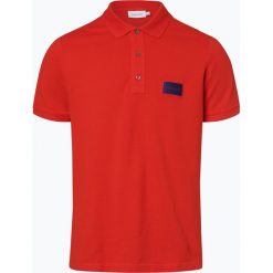 Calvin Klein - Męska koszulka polo, czerwony. Czerwone koszulki polo męskie marki Calvin Klein, xxl, z aplikacjami. Za 269,95 zł.