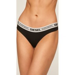 Diesel - Stringi (3 pack). Czarne majtki damskie Diesel, s, z elastanu. Za 159,90 zł.
