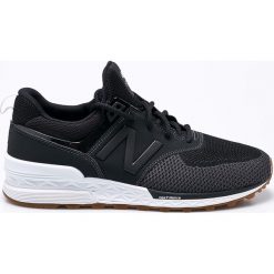 New Balance - Buty MS574EMK. Brązowe buty fitness męskie New Balance, z materiału, na sznurówki. W wyprzedaży za 399,90 zł.