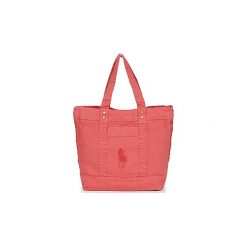 Torby shopper Polo Ralph Lauren PP TOTE SUNFADED CHINO. Czerwone torby damskie na zakupy Polo Ralph Lauren, bez wzorów, bez dodatków. Za 669,00 zł.