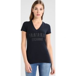 Odzież damska: Armani Exchange Tshirt z nadrukiem navy