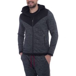 Bejsbolówki męskie: Bluza w kolorze czarnym